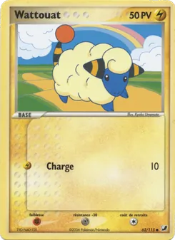 Carte Pokémon Wattouat 62 — EX Forces Cachées