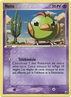 Carte Pokémon Natu 63 — EX Forces Cachées