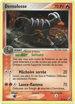 Carte Pokémon Demolosse 7 — EX Forces Cachées