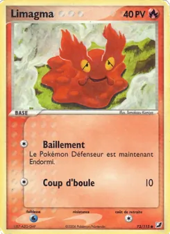 Carte Pokémon Limagma 73 — EX Forces Cachées