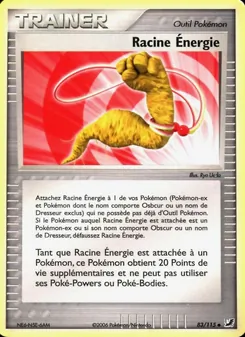 Carte Pokémon Racine Énergie 83 — EX Forces Cachées