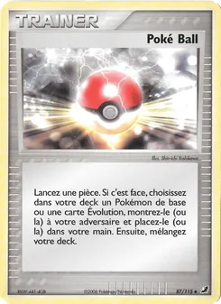 Carte Pokémon Poké Ball 87 — EX Forces Cachées