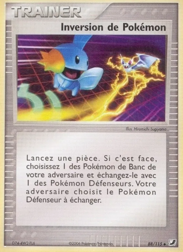 Carte Pokémon Inversion de Pokémon 88/115 de l'extension EX Forces Cachées