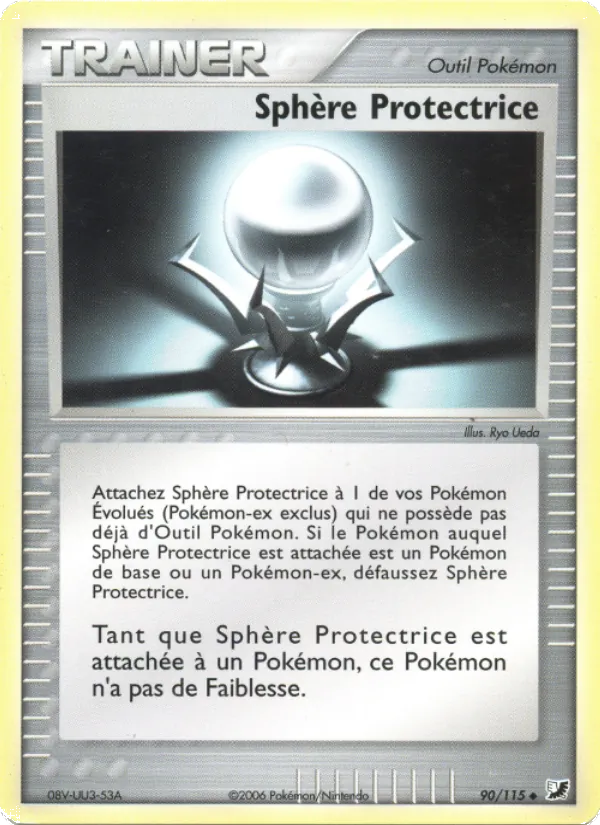 Carte Pokémon Sphère Protectrice 90/115 de l'extension EX Forces Cachées