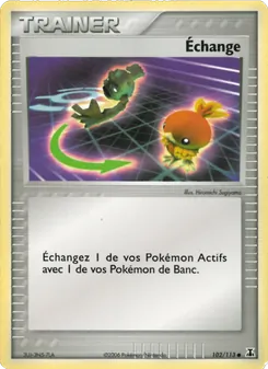 Carte Pokémon Échange 102