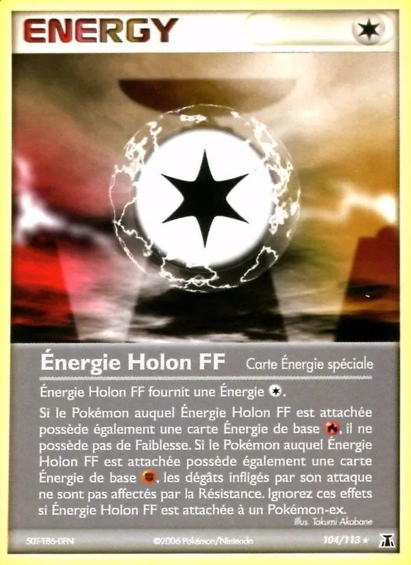 Carte Pokémon Énergie Holon FF 104/113 de l'extension EX Espèces Delta