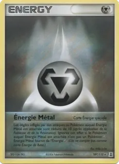 Carte Pokémon Énergie Métal 107 — EX Espèces Delta