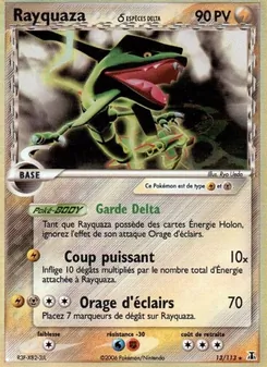 Carte Pokémon Rayquaza δ 13 — EX Espèces Delta