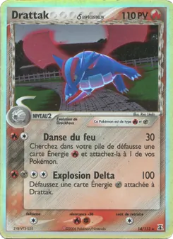 Carte Pokémon Drattak δ 14 — EX Espèces Delta