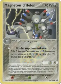 Carte Pokémon Magneton d'Holon 22 — EX Espèces Delta