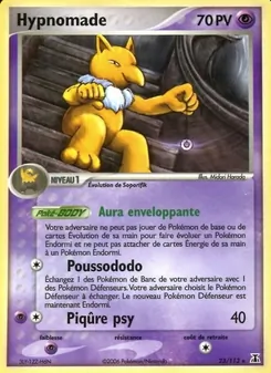 Carte Pokémon Hypnomade 23 — EX Espèces Delta