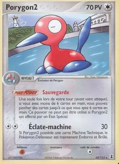 Carte Pokémon Porygon2 25 — EX Espèces Delta