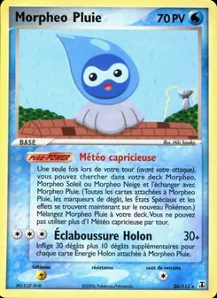 Carte Pokémon Morpheo Pluie 26 — EX Espèces Delta