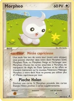 Carte Pokémon Morphéo 34 — EX Espèces Delta