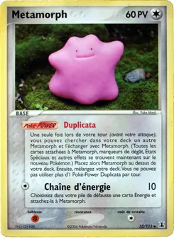 Carte Pokémon Metamorph 35