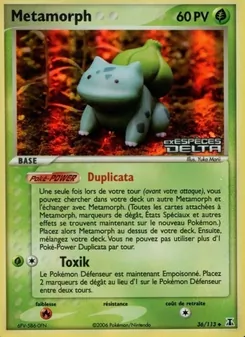 Carte Pokémon Métamorph 36 — EX Espèces Delta