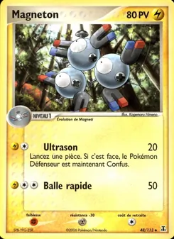 Carte Pokémon Magnéton 48 — EX Espèces Delta