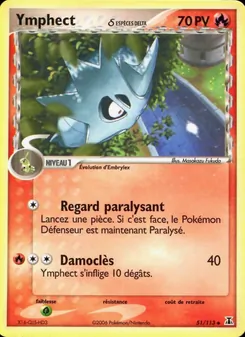 Carte Pokémon Ymphect δ 51 — EX Espèces Delta