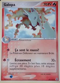 Carte Pokémon Galopa 52 — EX Espèces Delta