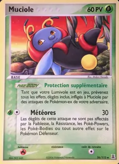 Carte Pokémon Muciole 56 — EX Espèces Delta
