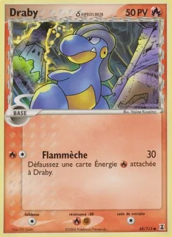 Carte Pokémon Draby δ 58 — EX Espèces Delta