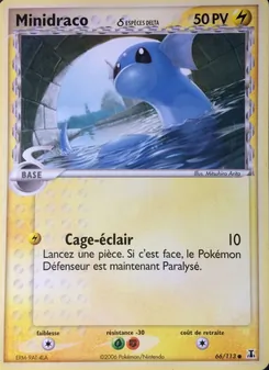 Carte Pokémon Minidraco δ 66 — EX Espèces Delta