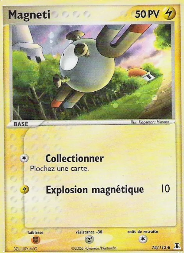 Carte Pokémon Magnéti 74/113 de l'extension EX Espèces Delta