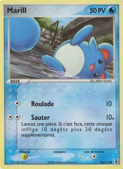 Carte Pokémon Marill 76 — EX Espèces Delta