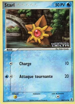 Carte Pokémon Stari 84 — EX Espèces Delta