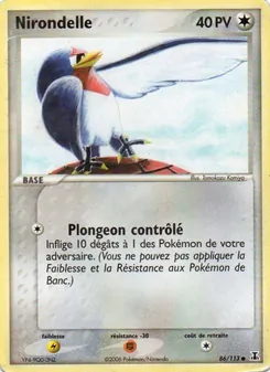 Carte Pokémon Nirondelle 86 — EX Espèces Delta