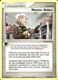 Carte Pokémon Mentor Holon 93 — EX Espèces Delta