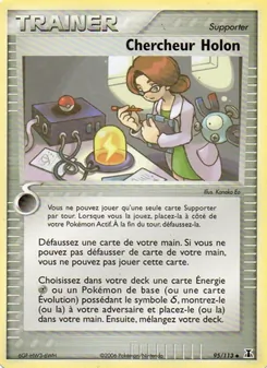 Carte Pokémon Chercheur Holon 95 — EX Espèces Delta
