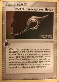 Carte Pokémon Émetteur-récepteur Holon 98