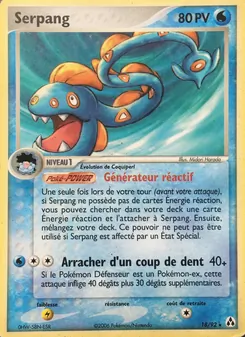 Carte Pokémon Serpang 18 — EX Créateurs de légendes