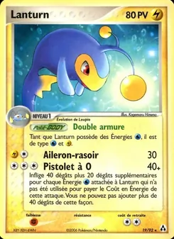 Carte Pokémon Lanturn 19 — EX Créateurs de légendes