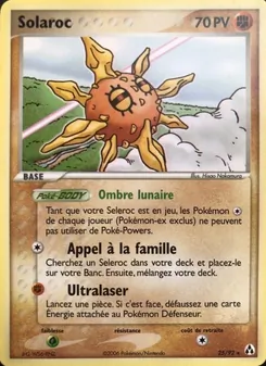Carte Pokémon Solaroc 25 — EX Créateurs de légendes