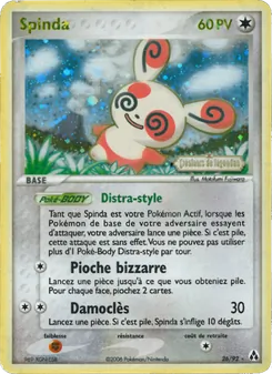Carte Pokémon Spinda 26 — EX Créateurs de légendes