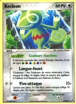 Carte Pokémon Kecleon 37 — EX Créateurs de légendes