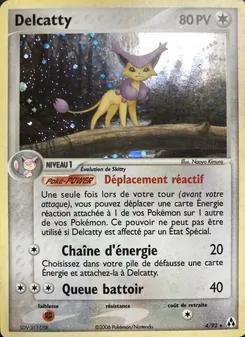 Carte Pokémon Delcatty 4 — EX Créateurs de légendes