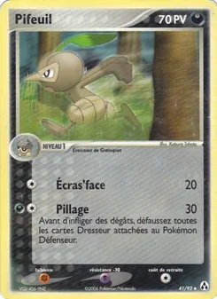 Carte Pokémon Pifeuil 41 — EX Créateurs de légendes