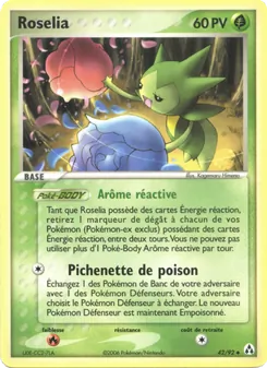Carte Pokémon Rosélia 42 — EX Créateurs de légendes