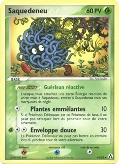 Carte Pokémon Saquedeneu 44 — EX Créateurs de légendes