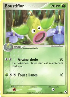 Carte Pokémon Boustiflor 47 — EX Créateurs de légendes