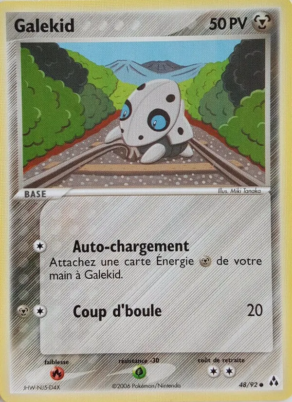 Carte Pokémon Galekid 48/92 de l'extension EX Créateurs de légendes