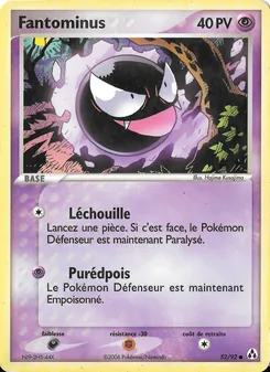Carte Pokémon Fantominus 52 — EX Créateurs de légendes