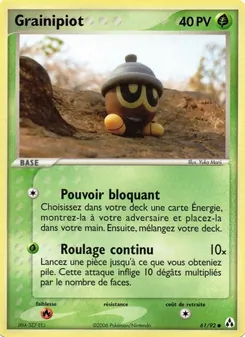 Carte Pokémon Grainipiot 61 — EX Créateurs de légendes