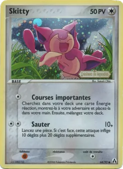 Carte Pokémon Skitty 64 — EX Créateurs de légendes
