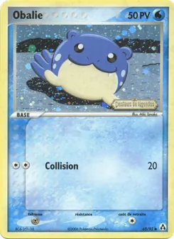 Carte Pokémon Obalie 65 — EX Créateurs de légendes