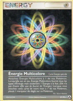Carte Pokémon Énergie Multicolore 81 — EX Créateurs de légendes