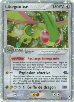 Carte Pokémon Libegon ex 87